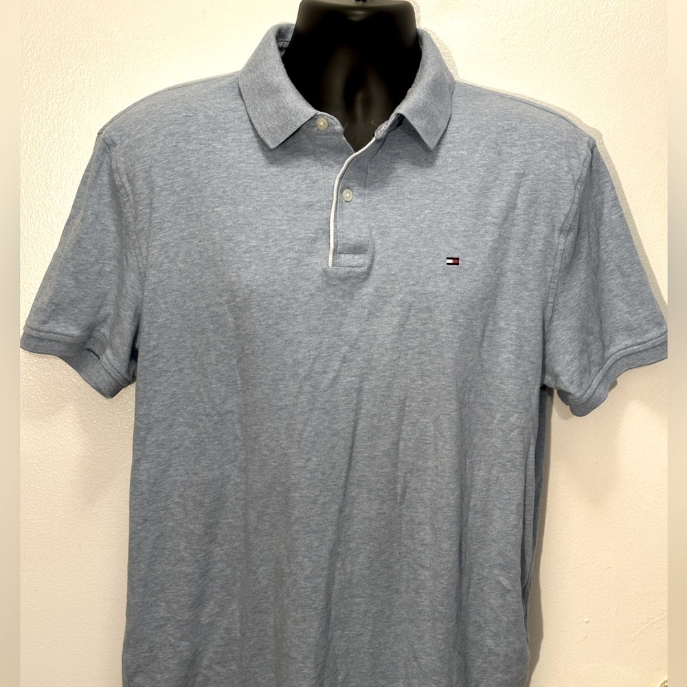 Tommy Hilfiger classic blue polo in men’s size large